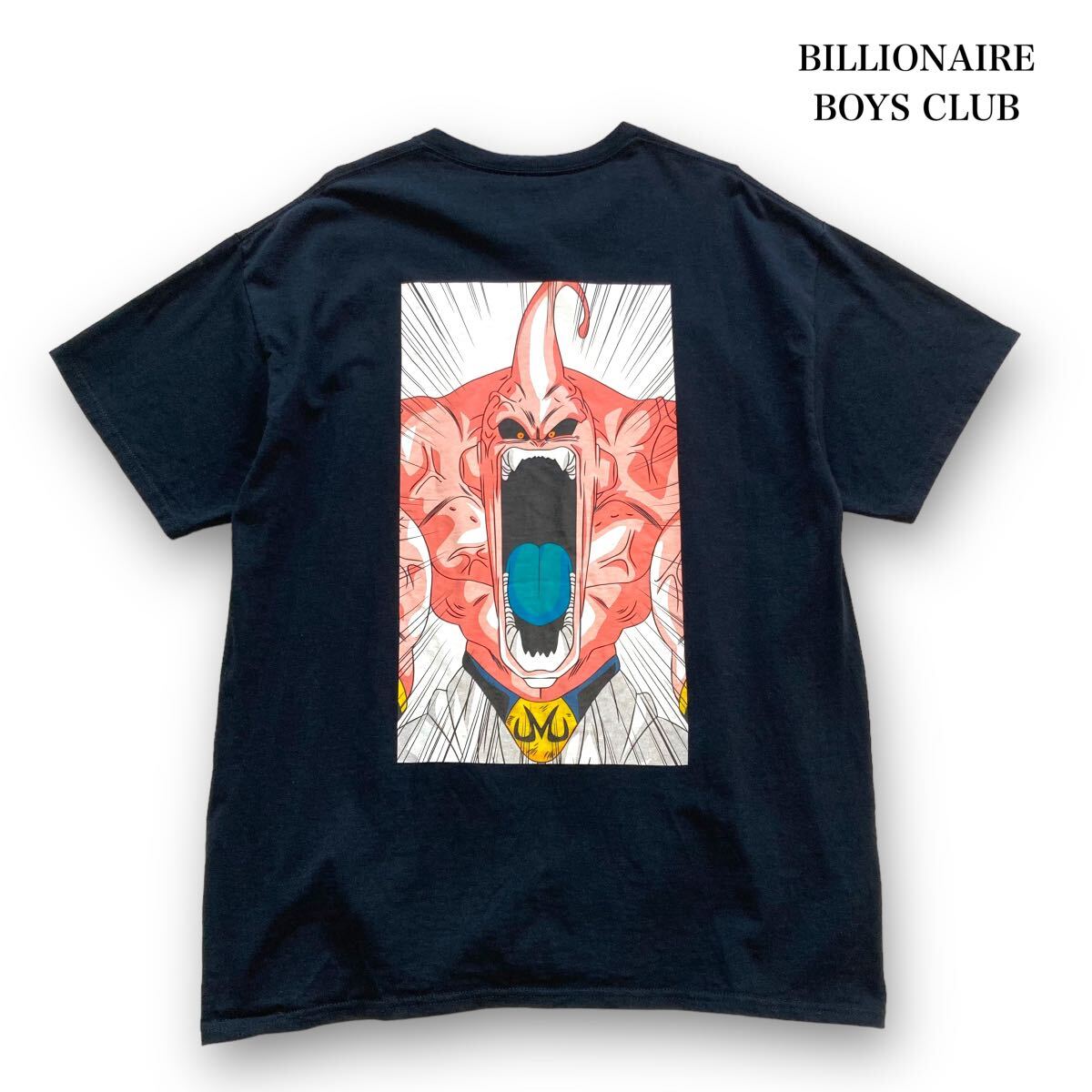 [BILLIONAIRE BOYS CLUB] Billionaire Boys Club Dragon Ball Z. человек buDragon Ball Z сотрудничество футболка короткий рукав аниме t рубашка чёрный (XL)