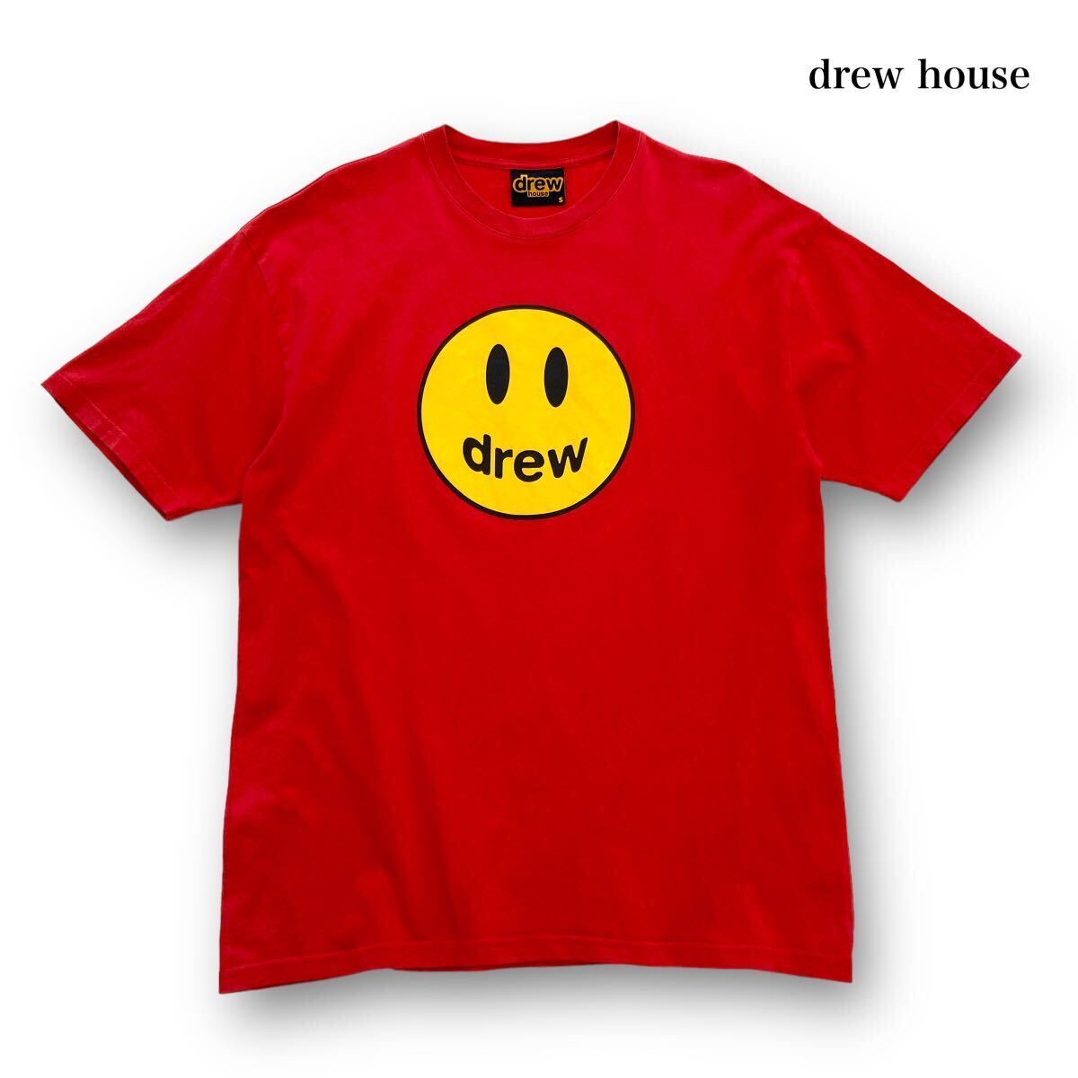 【drew house】ドリューハウス s/s mascot tee スマイルプリント 半袖Tシャツ Tee _画像1