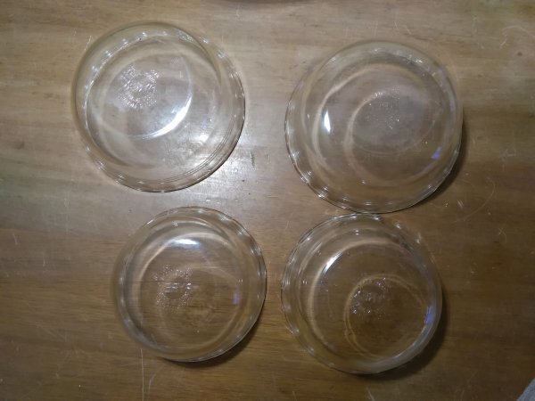  Pyrex /PYREX heat-resisting glass bowl 6 piece * diameter approximately 12cm~20cm