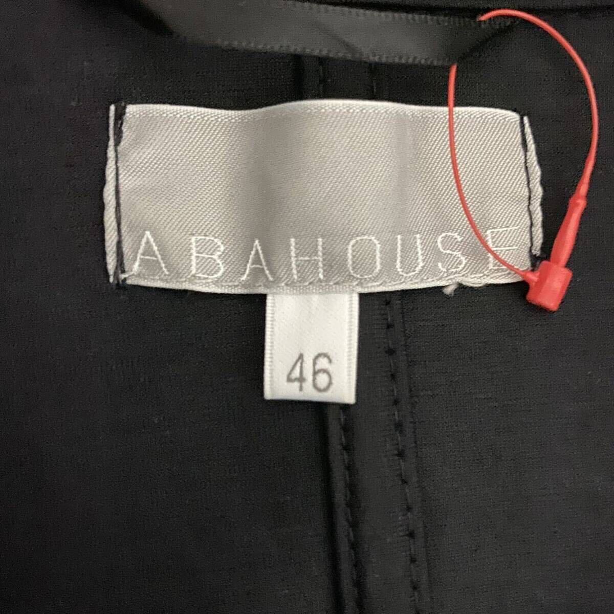 ABAHOUSE テーラードジャケット 春アウター ブラック 46 カジュアル ビジネス の画像7