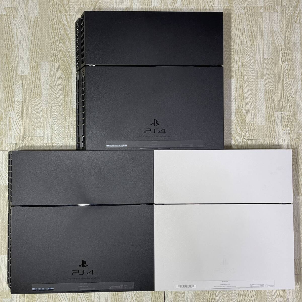 ◎1円～【動作確認済】PS4本体 6台セット CUH-1200A×4/1100A×1/1000A×1 プレステ4 PlayStation4 SONY ソニー まとめ売り 大量 管理YD24_画像3