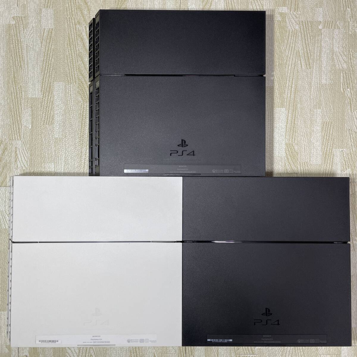 ◎1円～【動作確認済】PS4本体 6台セット CUH-1200A×4/1100A×1/1000A×1 プレステ4 PlayStation4 SONY ソニー まとめ売り 大量 管理YD24_画像8