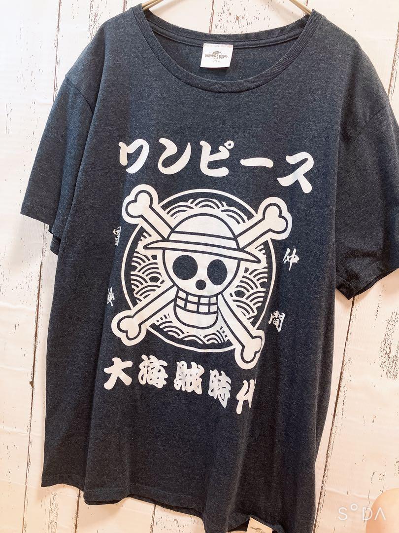 【限定品】USJ ワンピース コラボ　Tシャツ　和風ロゴ_画像3