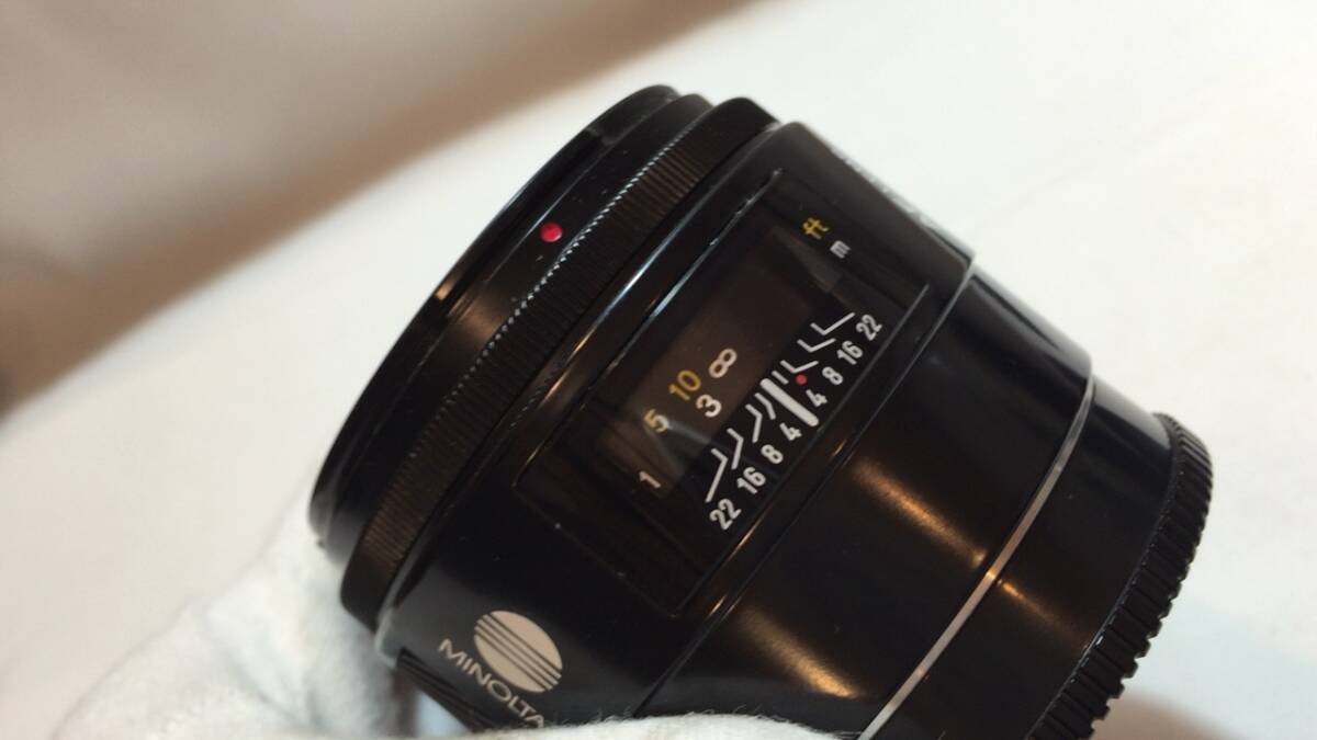 #B【カメラ機器30】MINOLTAミノルタ AF LENS 35/AF 35㎜ 1:2(22)●検)一眼レフAFフィルムカメラマニュアルフォーカスレンズマウントパーツの画像9