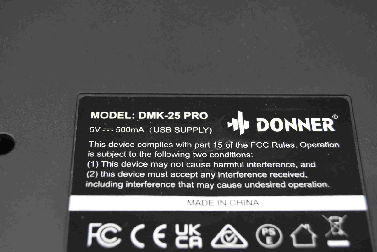 F* DONNER DMK-25Pro MIDI keyboard * present condition goods *