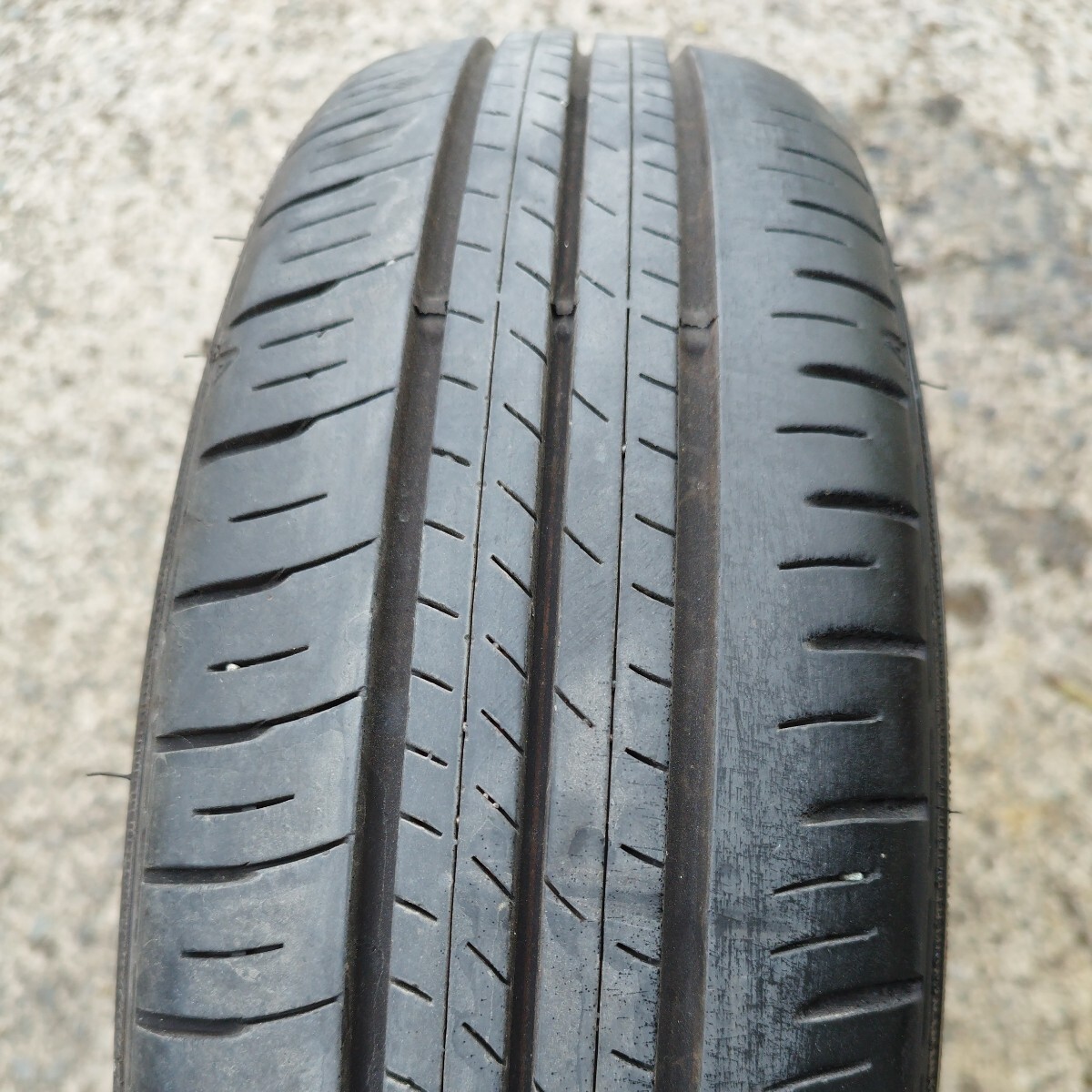 トヨタ ルーミー パッソ タイヤホイール 1本 中古 165/65R14 ダンロップ EC300+ 2021年製 14インチ 鉄ホイール スペアタイヤなどにの画像2