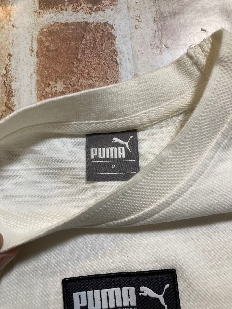 【PUMA】プーマ　厚手Tシャツ　Mサイズ