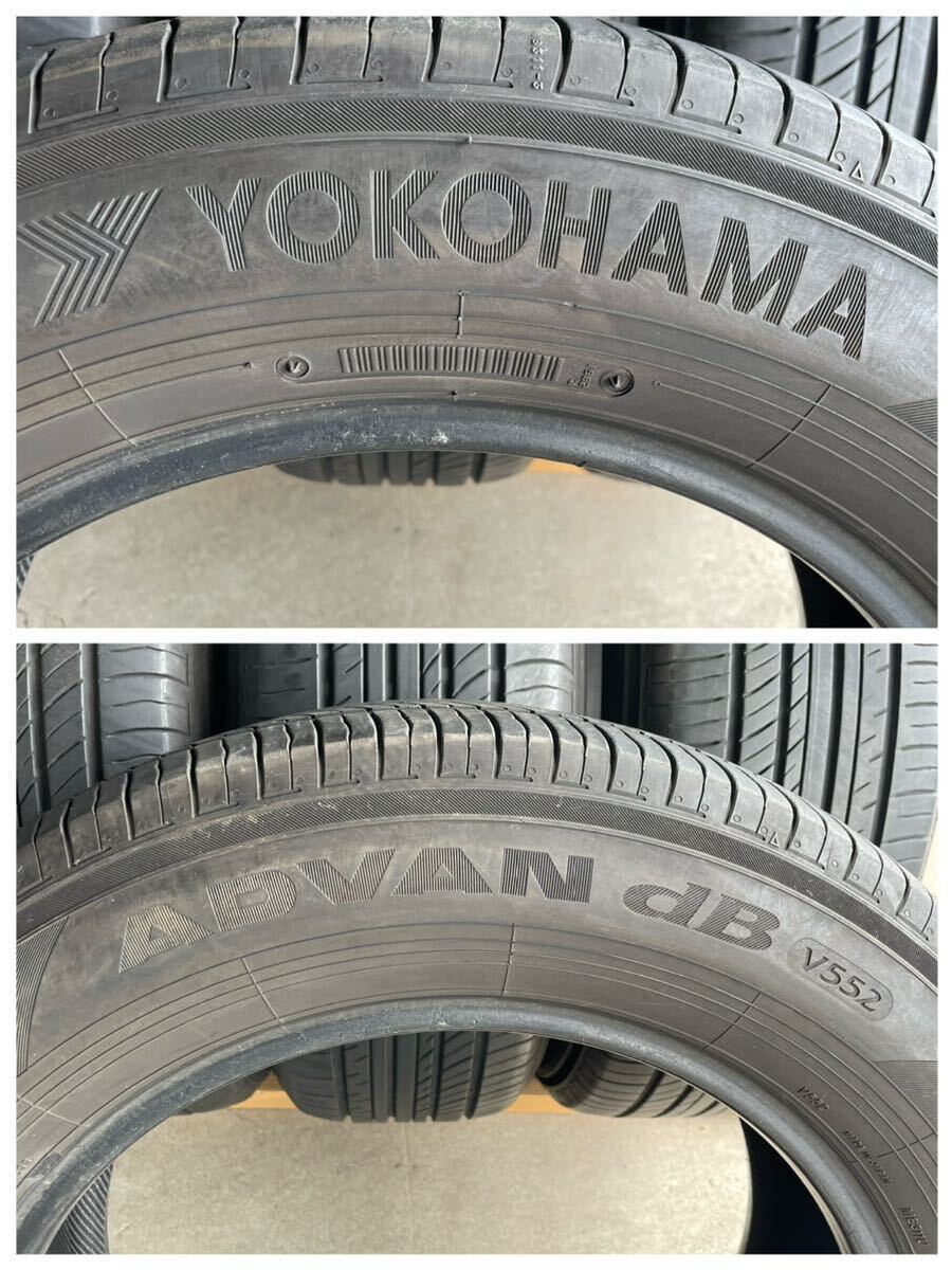 YOKOHAMA ADVAN dB V552 ヨコハマ アドバン 215/60R16 95V 2018年製造 中古タイヤ4本セットの画像8