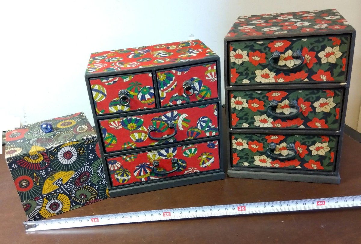 和風 小物入れ 小箱 3個セット 昭和レトロ 引き出し 和柄 容器 和風 小物入れ 小箱 3個セット 昭和レトロ 引き出し 和柄 容器