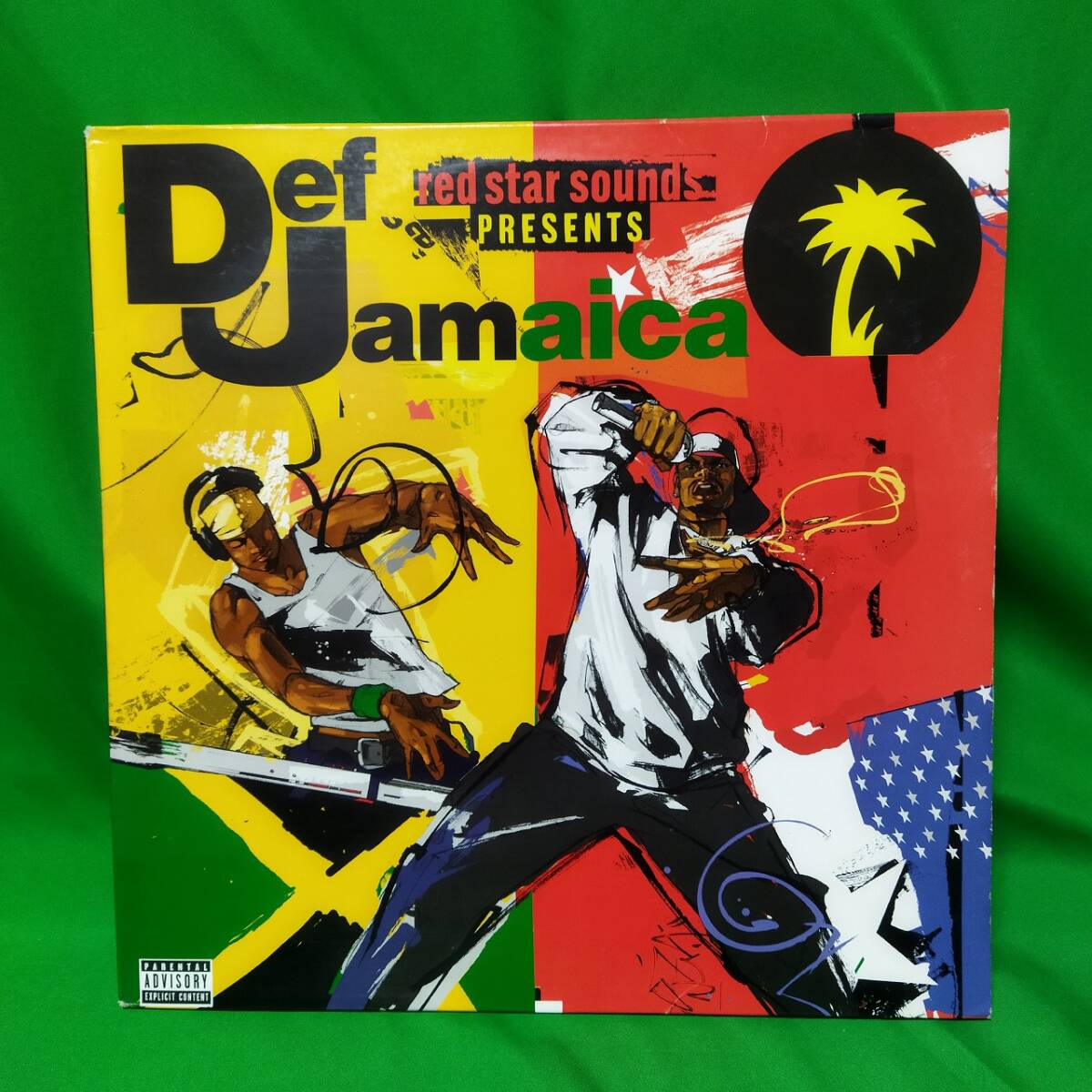 ２枚組 LP レコード Various - Red Star Sounds Presents Def Jamaica_画像1