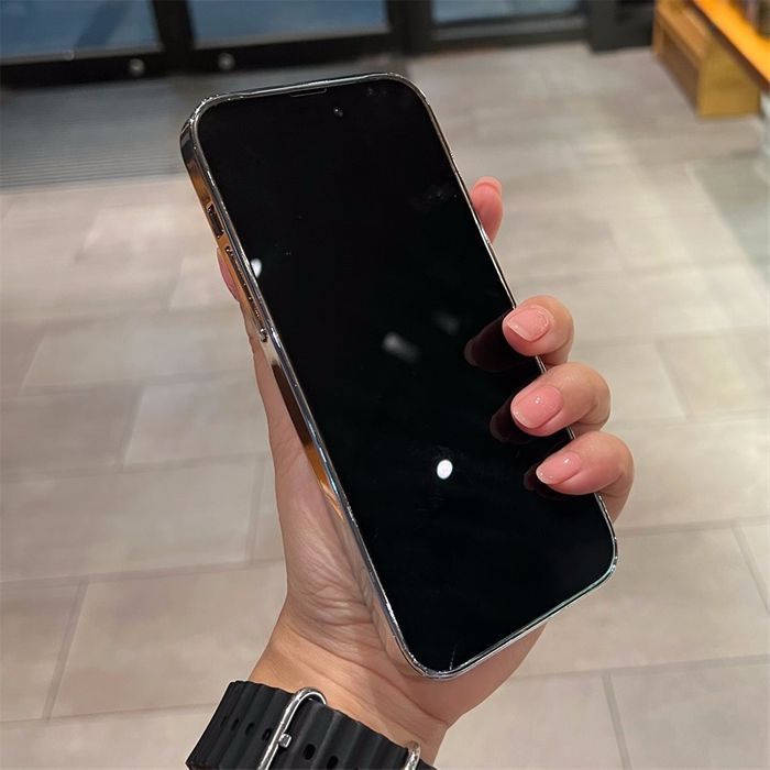 iphone11promaxケース カーバー TPU　指紋防止耐衝撃ブラック1