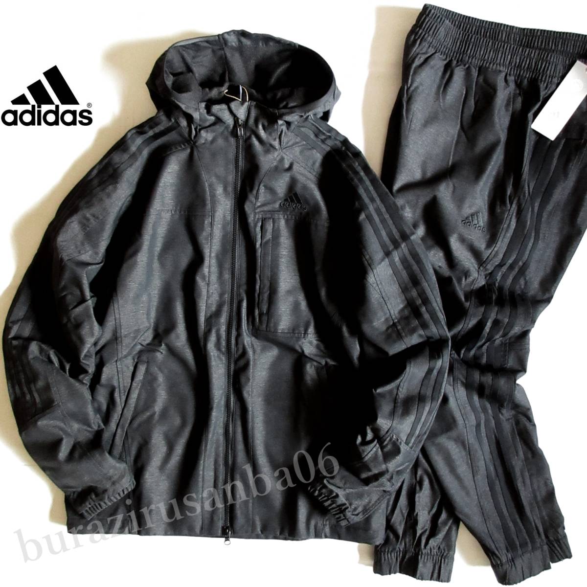 メンズ L ◆未使用 定価2万 adidas アディダス WIND. RDY 防風 ウインド ジャケット ウインドパンツ 上下セット セットアップの画像1