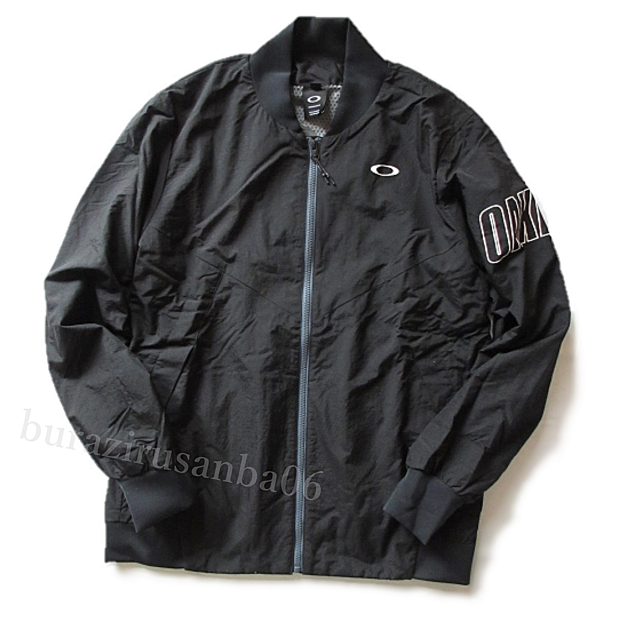  men's L black * unused regular price 19,800 jpy OAKLEY Oacley water-repellent . manner WARM windbreaker jacket top and bottom jogger pants setup 