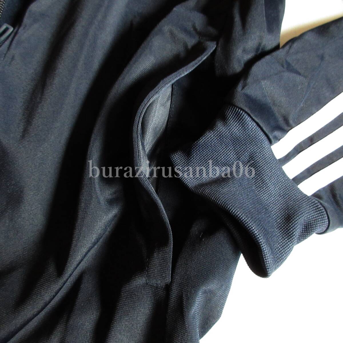 メンズ L 濃紺◆未使用 adidas アディダス ジャージ 上下 セットアップ ジャージジャケット ジャージパンツ 3ストライプス トラックスーツの画像4