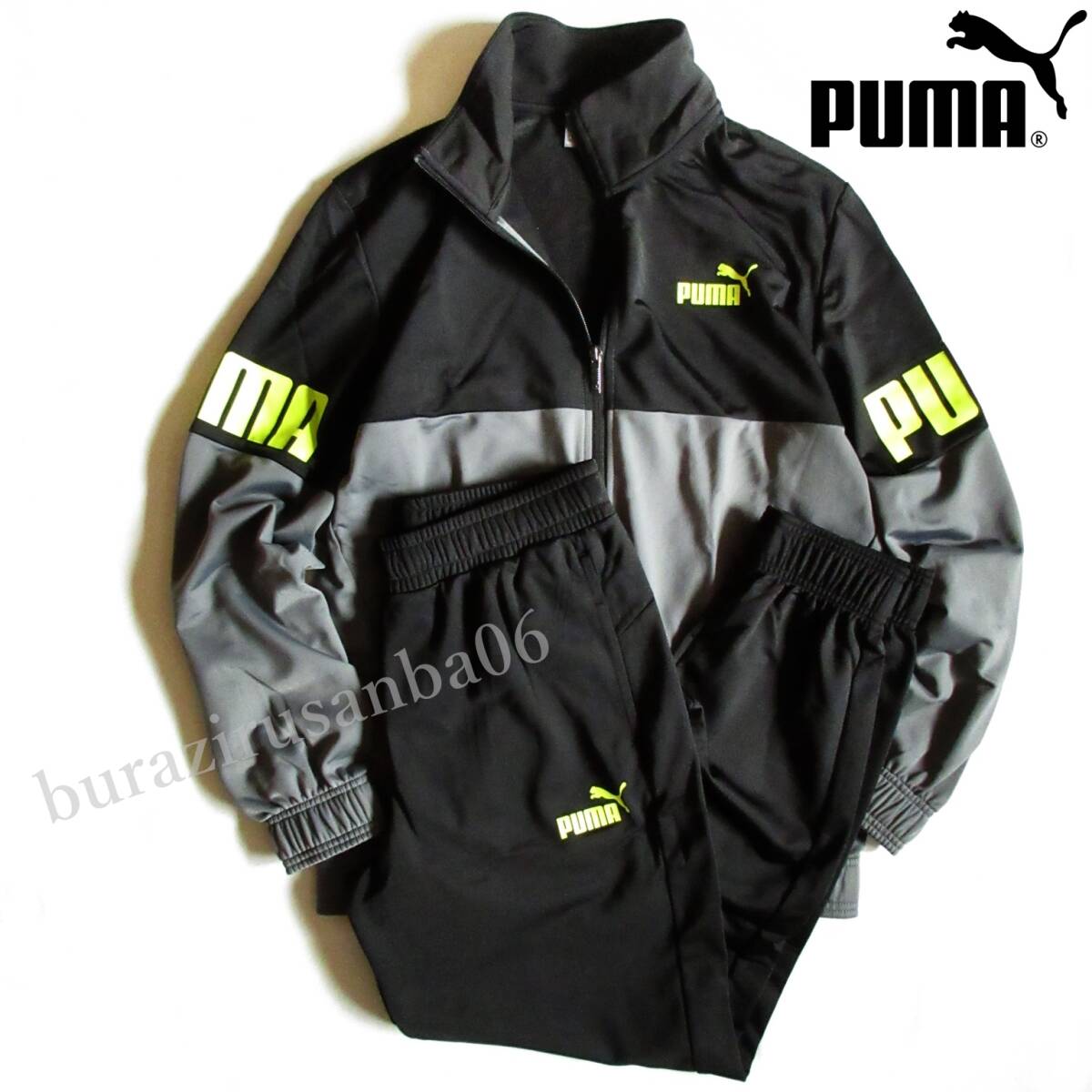 メンズ US/L 日本XL相当◆未使用 PUMA プーマ ジャージ 上下 ジャージジャケット ジャージパンツ トラックスーツ セットアップの画像1