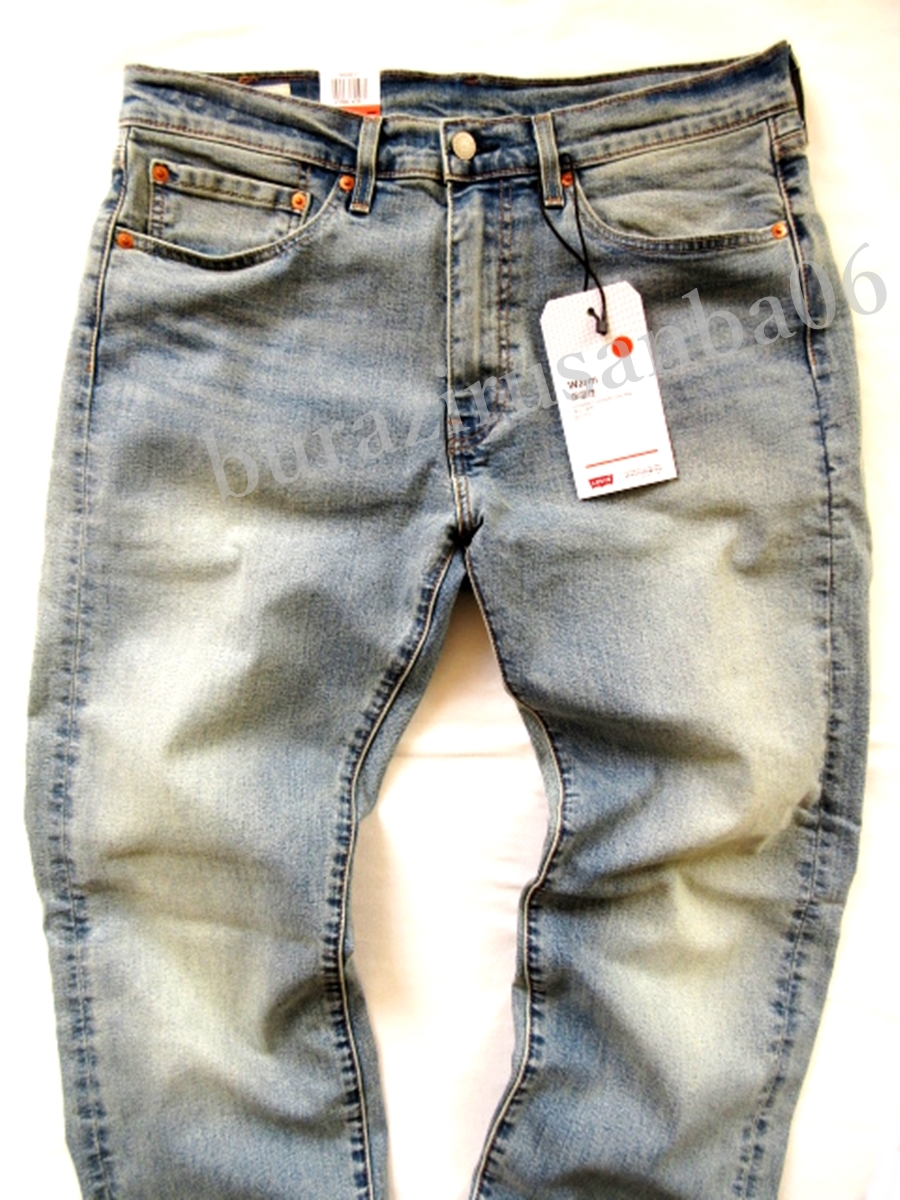 メンズ W29◆未使用 定価11,000円 LEVI'S リーバイス 505 WARM 軽量保温素材 ストレッチ デニムパンツ ジーンズ ストレート 00505-2101の画像2