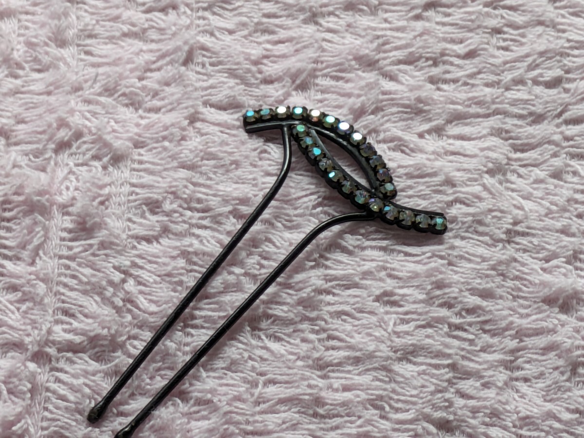  ornamental hairpin . hair ornament kimono small articles accessory antique Showa Retro 