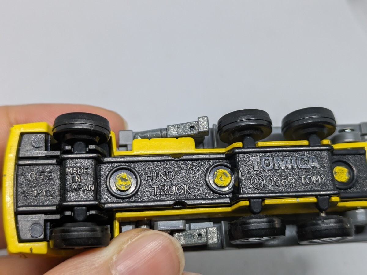 ミニカー トミカ No.52 日野トラック 建設作業車 ダンプカー トミー tomica TOMY_画像6