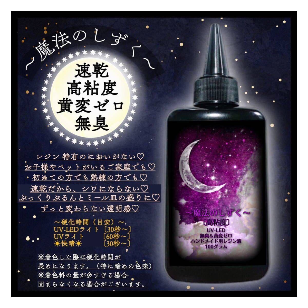 速乾低粘度★速乾高粘度★レジン液★100g 2種類★黄変しない★無臭★レジン