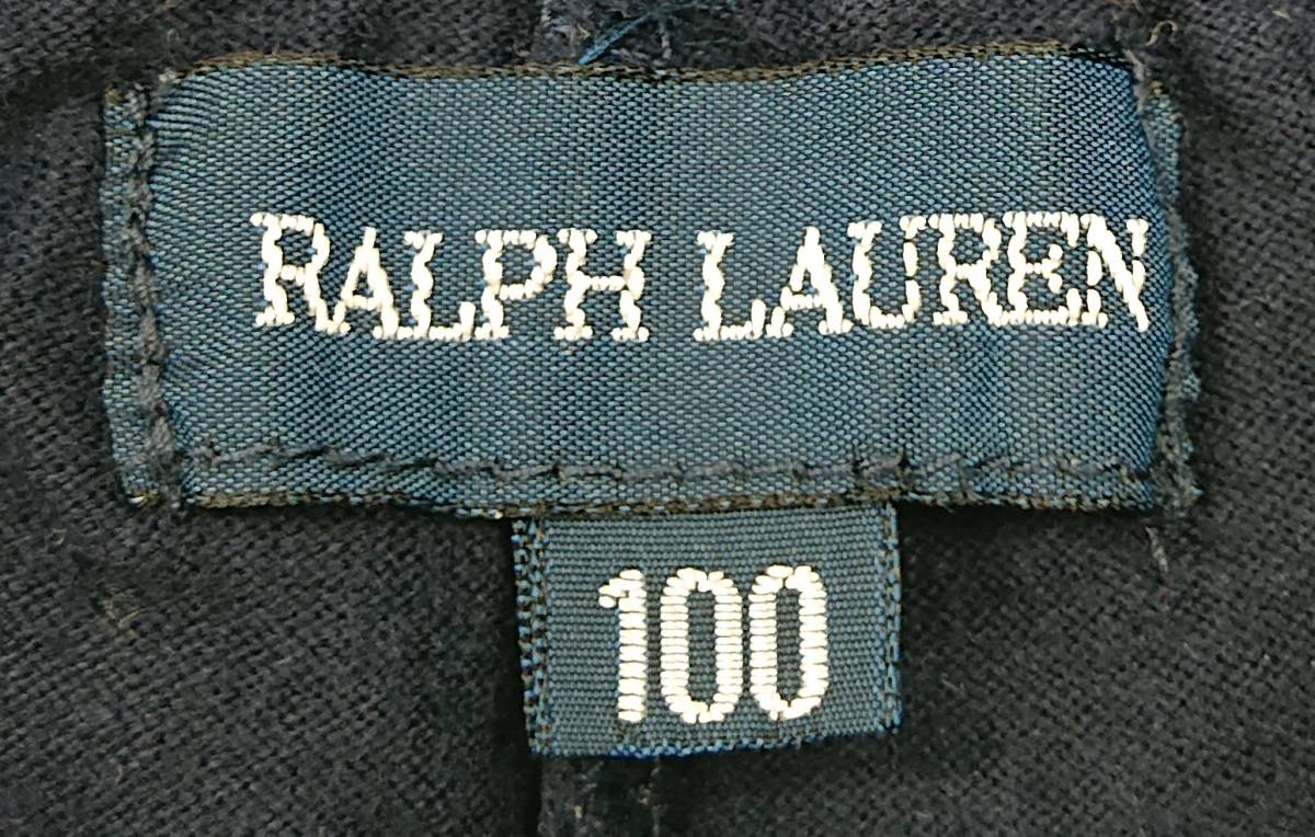 ★RALPH LAUREN サイズ100 スカート　ラルフローレン インナーパンツ付き　スカートパンツ 紺色　ネイビー　春夏　＃949_画像5