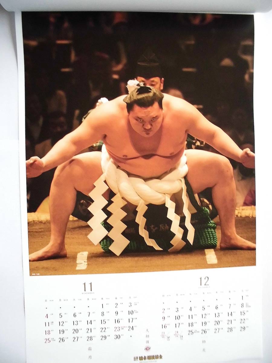 ２０１８年（平成３０年）大相撲カレンダー 2018 SUMO CALENDAR JAPAN　未使用品　　_画像8