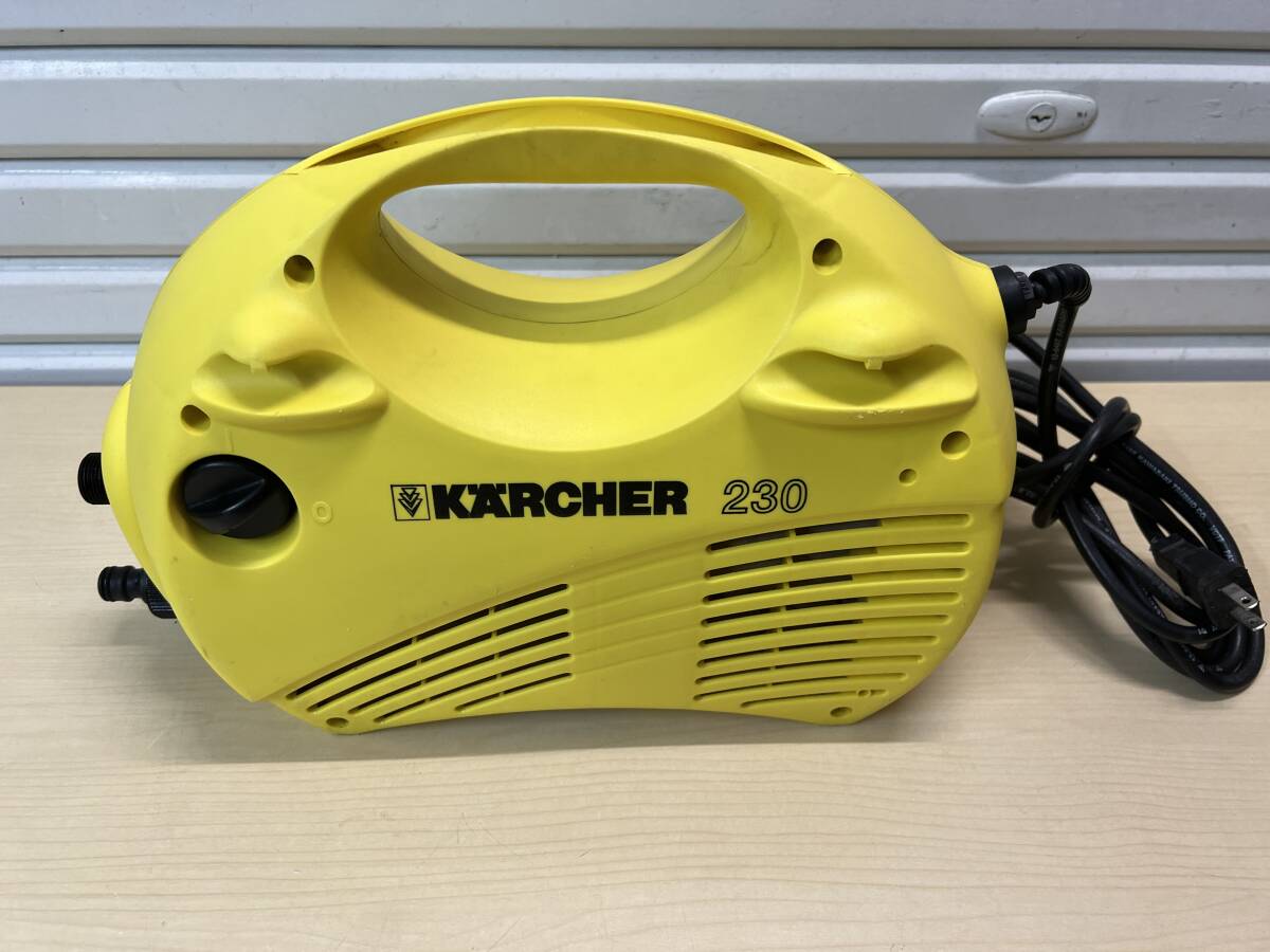 動作品 KARCHER ケルヒャー 230 高圧洗浄機 清掃済みの画像2