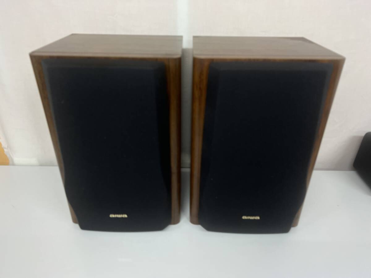 動作品　AIWA SX-NH6 3wayスピーカーシステム ペア _画像1