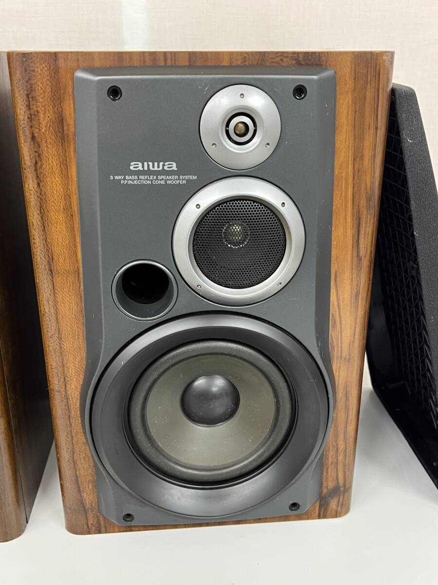 動作品　AIWA SX-NH6 3wayスピーカーシステム ペア _画像4