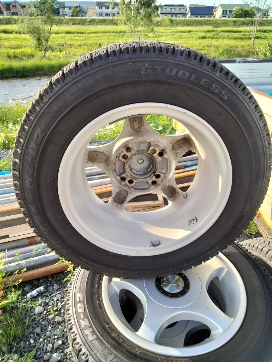 １３インチ 165/70R13 スタッドレスタイヤ マルチアルミホイール付き ４本セットの画像4