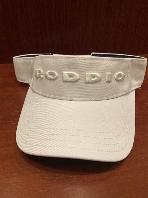 新品未使用即決あり！非売品！RODDIO　ロッディオ　バイザー　ホワイト_画像1