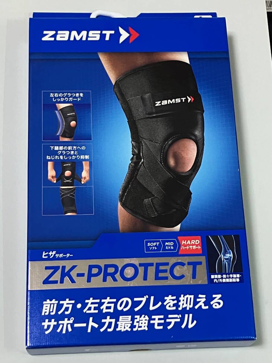 送料無料☆未使用品Lサイズ★ザムスト ZK-PROTECT （ヒザ用サポーター 左右兼用）膝サポーターの画像1