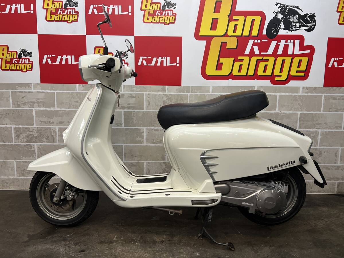 ランブレッタ LAMBRETTA LN125 ZL6LN01201T 販売証明書有り 場内走行確認済み 始動動画有り 売り切り 未整備 現状車 バンガレの画像1