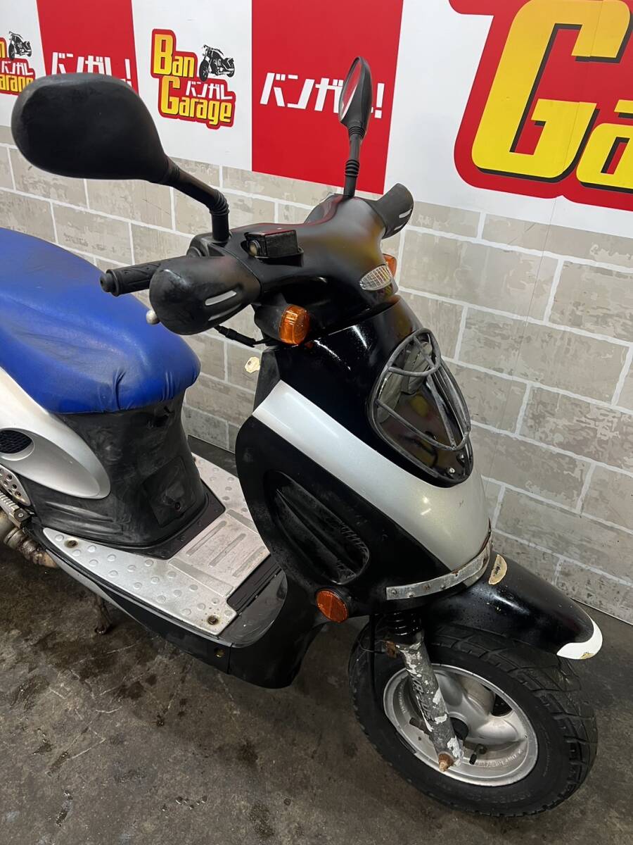 キムコ KYMCO トップボーイ100 TOPBOY 100 RFBSF20AF 販売証明書有  エンジン始動動画有り 売り切り 未整備 現状車 バンガレの画像7