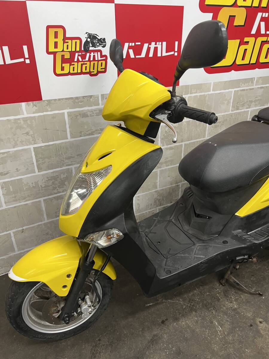 KYMCO キムコ AGILITY125 アジリティー LC2KN25CD8R 販売証明書有り 場内走行確認済み 始動動画有り 未整備 現状 売り切り バンガレの画像9