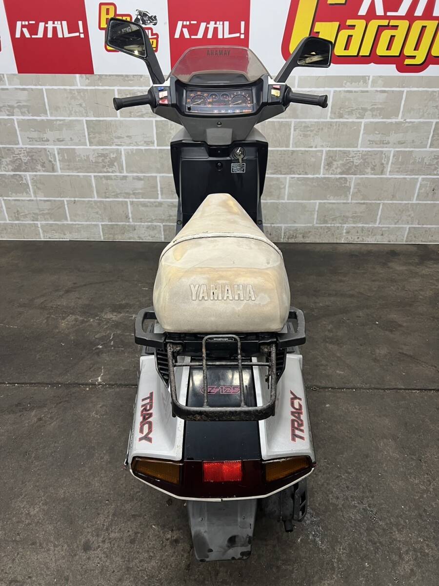 YAMAHA ヤマハ TRACY CZ-125 トレイシー 36F 販売証明書有り 場内走行確認済み エンジン始動動画有り 未整備 現状 売り切り バンガレの画像4