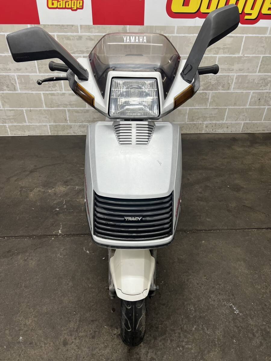 YAMAHA ヤマハ TRACY CZ-125 トレイシー 36F 販売証明書有り 場内走行確認済み エンジン始動動画有り 未整備 現状 売り切り バンガレの画像2