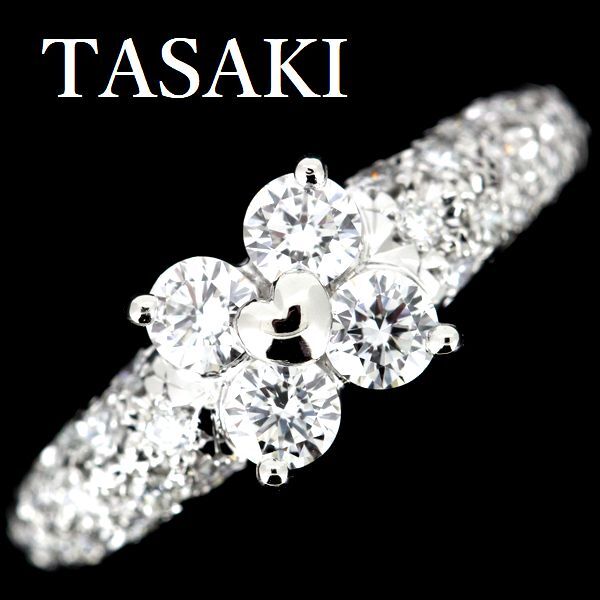 田崎真珠 TASAKI ダイヤモンド 0.56ct リング Pt900_画像1