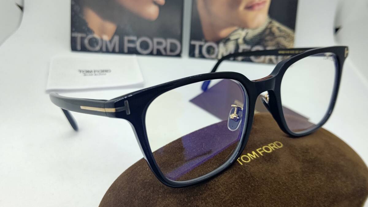 トムフォード 眼鏡 アジアンモデル ブルーカットレンズ 送料無料 税込 新品 TF5921-K-B 001 ブラックカラー_画像3