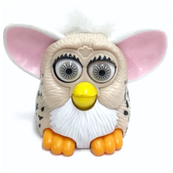 ファービー おもちゃ ベージュ マクドナルド McDonald 1998年製 Furby アンティーク コレクション レトロ オールド ビンテージ TOY D-1670_画像1