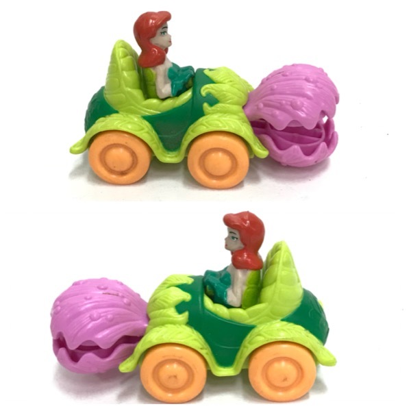  Disney Ariel миникар Little Mermaid человек рыба игрушка retro Old Vintage античный Disney машина CAR TOY HOBBY D-1604