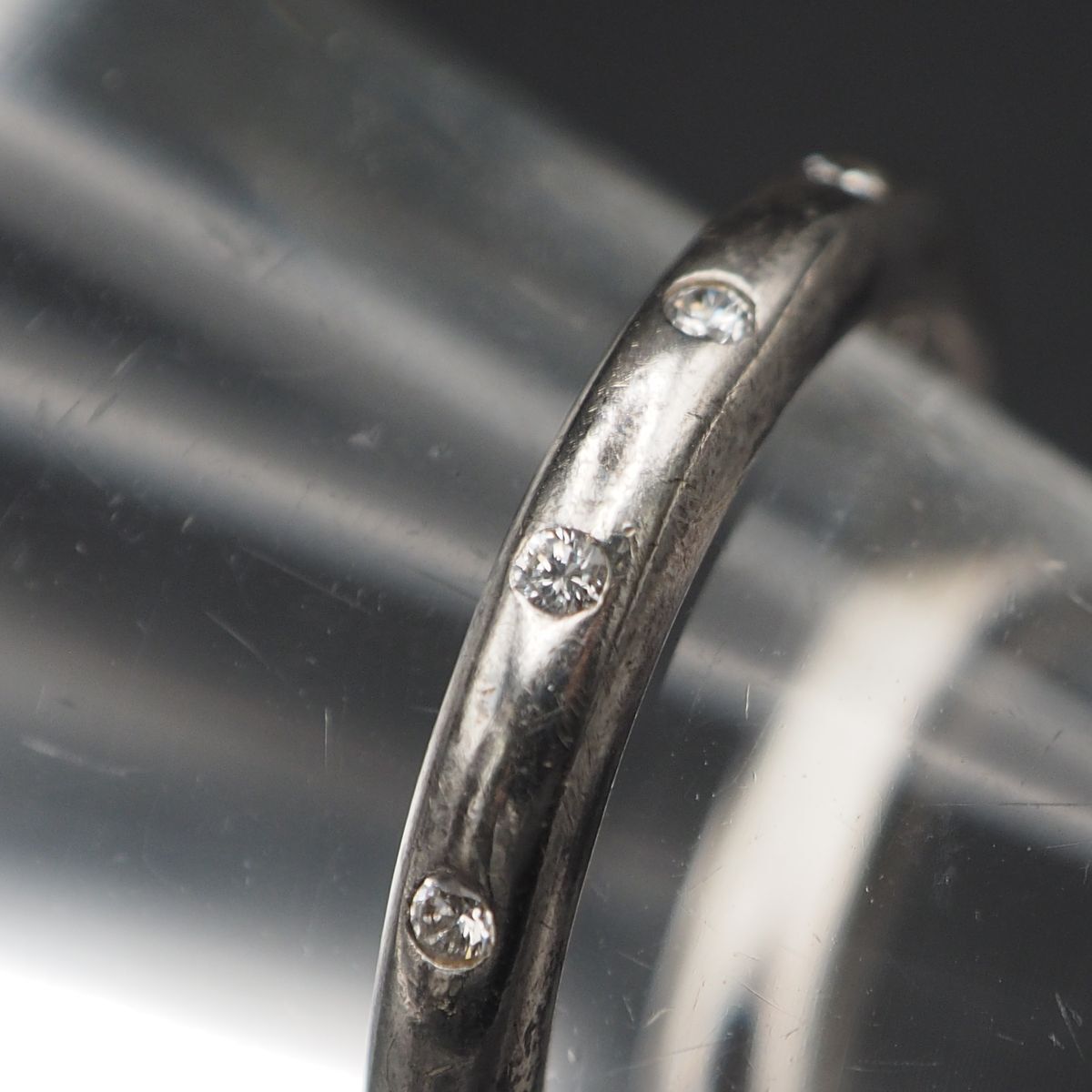 N461 ダイヤモンド風 925刻印 リング デザイン シルバー 指輪 9~10号_画像7