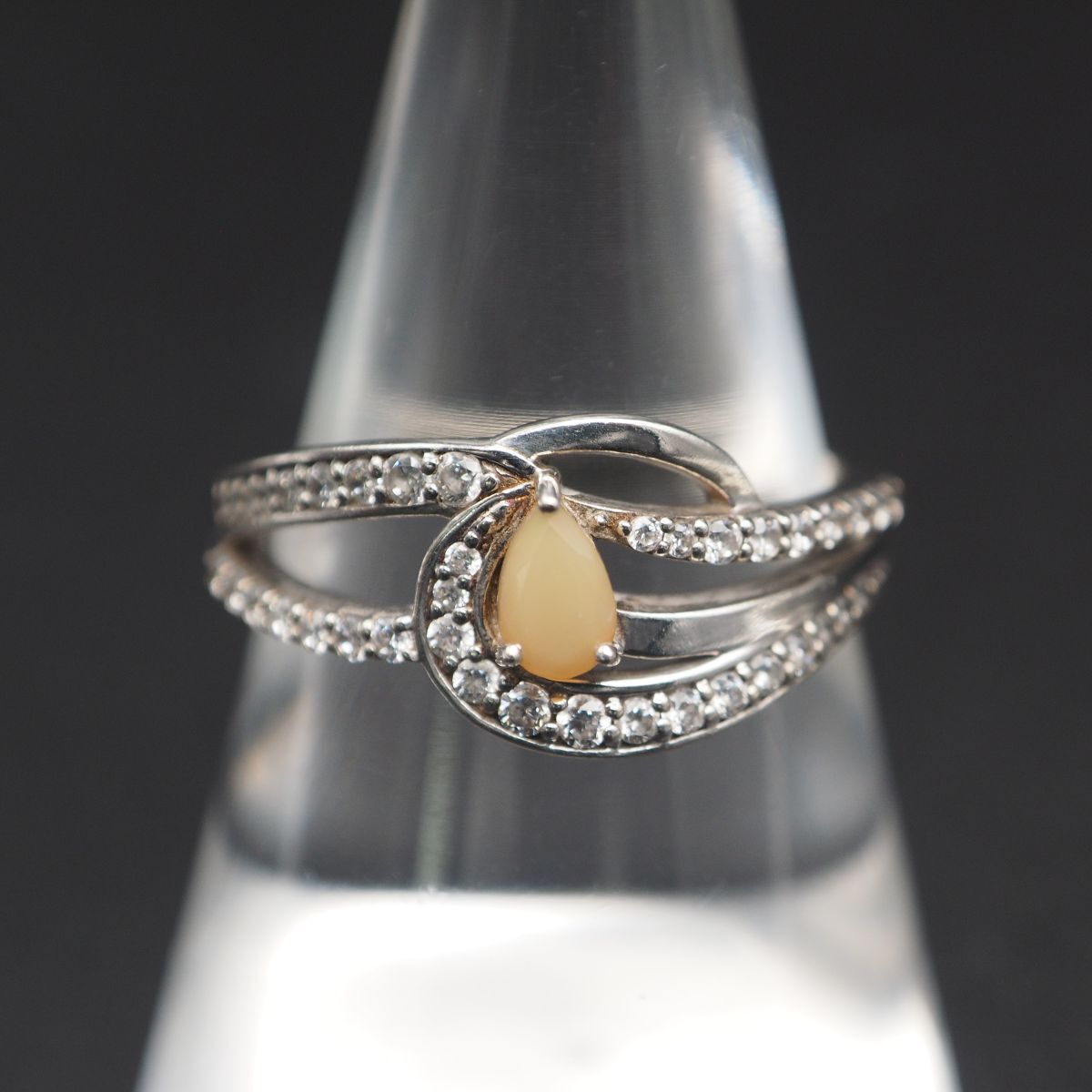 N464 цветной камень способ SV950 PS печать кольцо дизайн серебряный кольцо 15 номер 