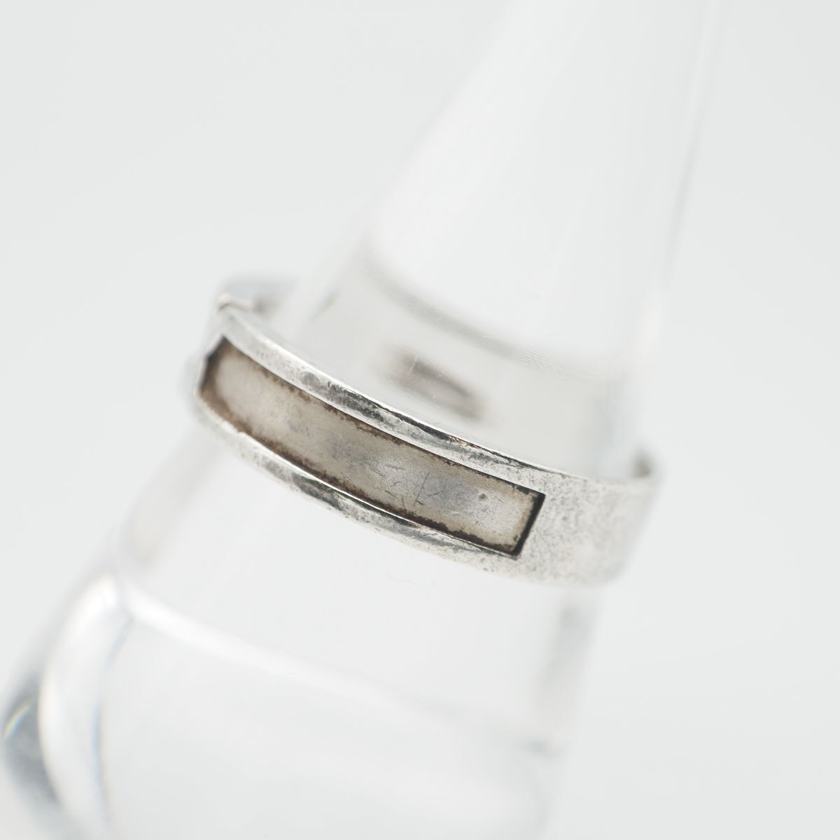 K485 ヴィンテージ DEUX Silver刻印 リング デザイン シルバー 指輪 19号
