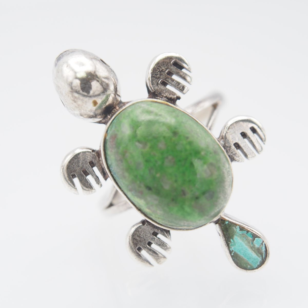 N562 Vintage ring turtle ta-toru design silver ring Vintage 11 number 