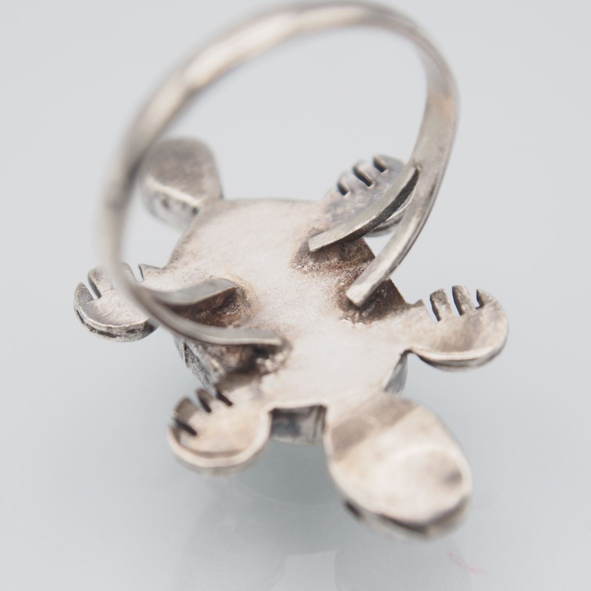 N562 Vintage ring turtle ta-toru design silver ring Vintage 11 number 