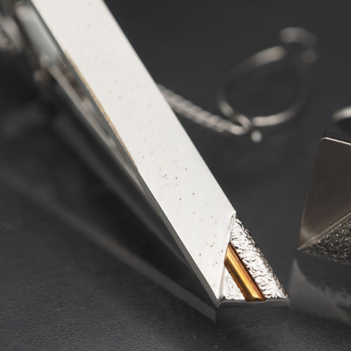 P072 ヴィンテージ K18 SILVER刻印 ネクタイピン カフスボタン P072 ヴィンテージ K18 SILVER刻印 ネクタイピン カフスボタン