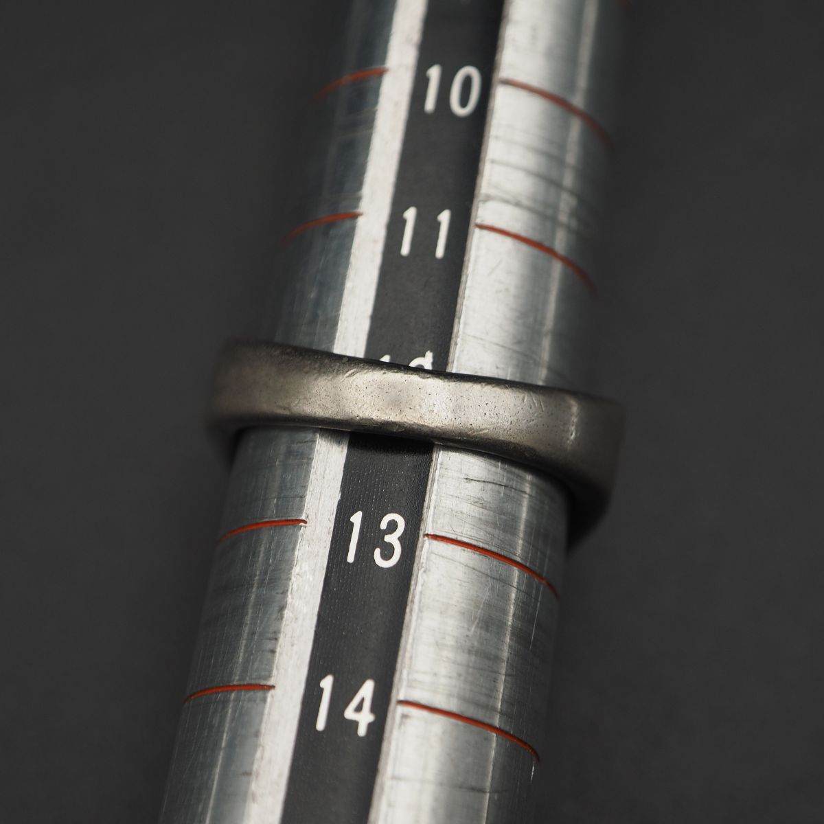 N521 ダイヤモンド風 リング ハーフエタニティ デザイン シルバー 指輪 12号_画像9