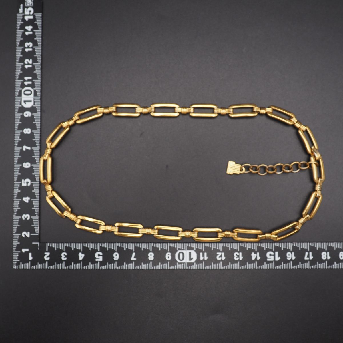 N682 LANVIN ランバン GERMANY刻印 ネックレス ゴールド チェーン デザイン ヴィンテージ| N682 LANVIN ランバン GERMANY刻印 ネックレス ゴールド チェーン デザイン ヴィンテージ|