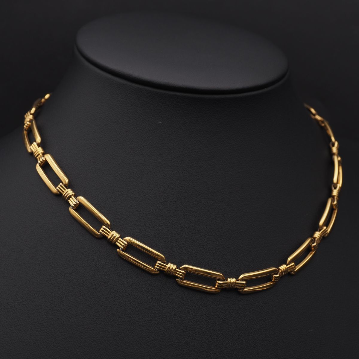 N682 LANVIN ランバン GERMANY刻印 ネックレス ゴールド チェーン デザイン ヴィンテージ| N682 LANVIN ランバン GERMANY刻印 ネックレス ゴールド チェーン デザイン ヴィンテージ|