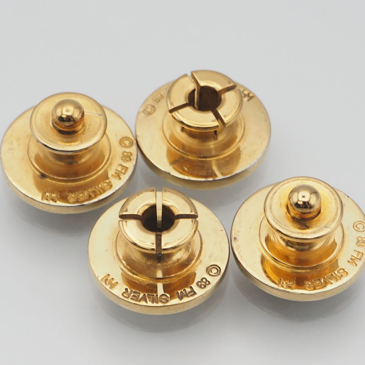 K713 HANAE MORI - na emo li запонки кнопка бриллиант Gold дизайн кафф links 4 месяц зодиакальный камень 